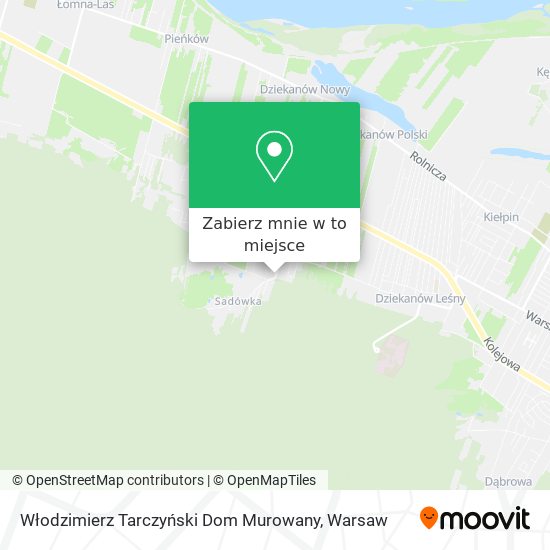 Mapa Włodzimierz Tarczyński Dom Murowany