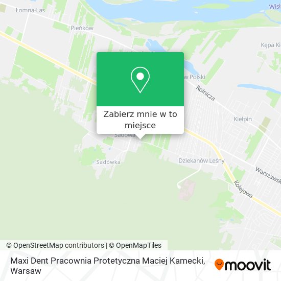 Mapa Maxi Dent Pracownia Protetyczna Maciej Kamecki