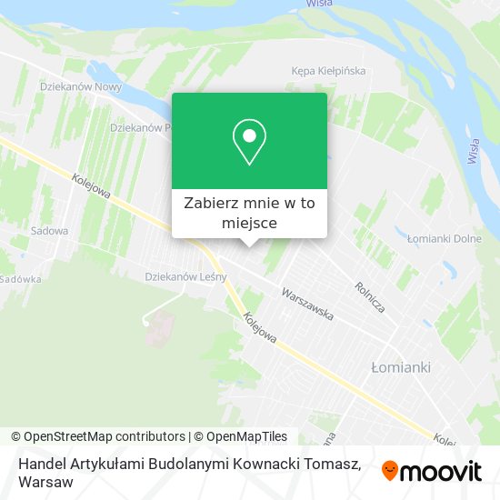 Mapa Handel Artykułami Budolanymi Kownacki Tomasz