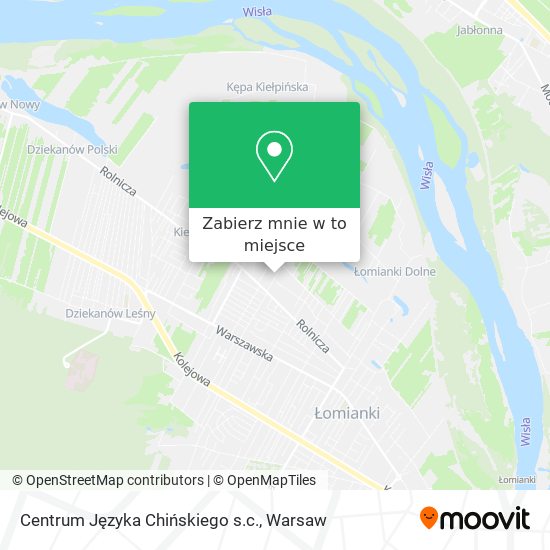 Mapa Centrum Języka Chińskiego s.c.