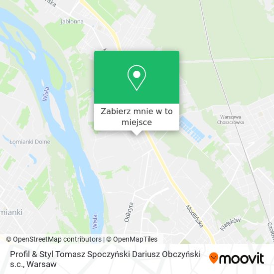 Mapa Profil & Styl Tomasz Spoczyński Dariusz Obczyński s.c.