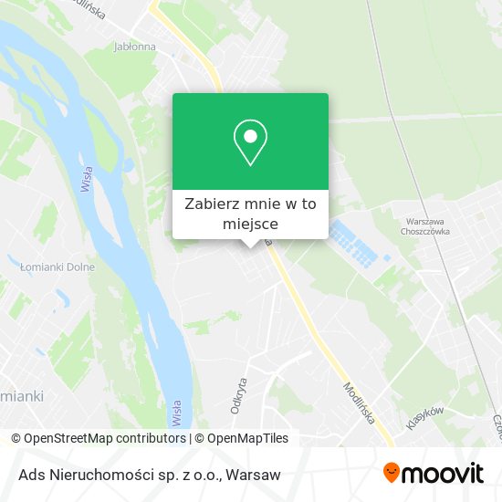 Mapa Ads Nieruchomości sp. z o.o.