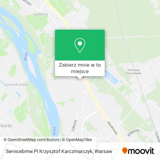 Mapa Servicebmw.Pl Krzysztof Karczmarczyk