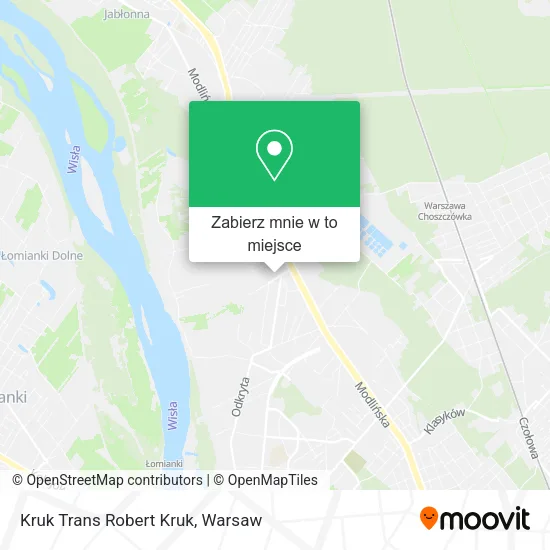 Mapa Kruk Trans Robert Kruk