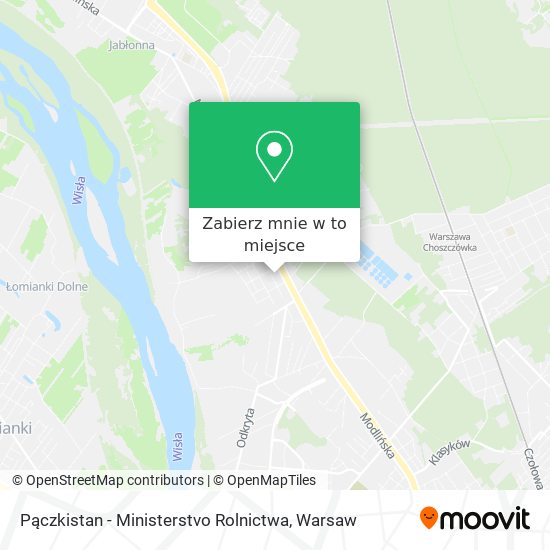 Mapa Pączkistan - Ministerstvo Rolnictwa