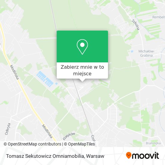 Mapa Tomasz Sekutowicz Omniamobilia