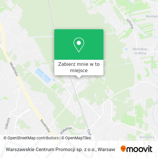 Mapa Warszawskie Centrum Promocji sp. z o.o.