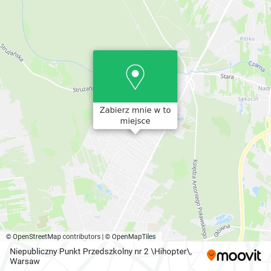 Mapa Niepubliczny Punkt Przedszkolny nr 2 \Hihopter\