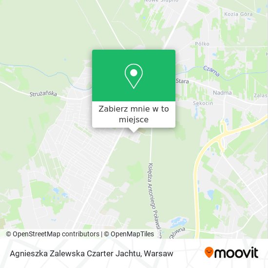 Mapa Agnieszka Zalewska Czarter Jachtu