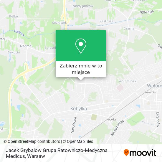 Mapa Jacek Grybalow Grupa Ratowniczo-Medyczna Medicus