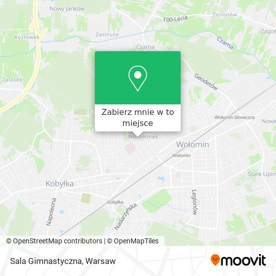 Mapa Sala Gimnastyczna