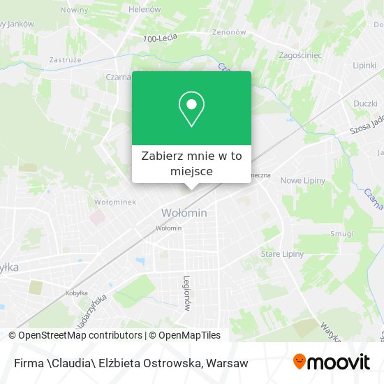 Mapa Firma \Claudia\ Elżbieta Ostrowska