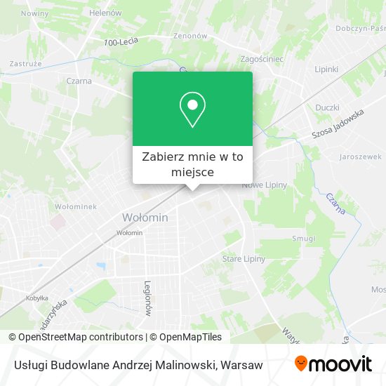 Mapa Usługi Budowlane Andrzej Malinowski