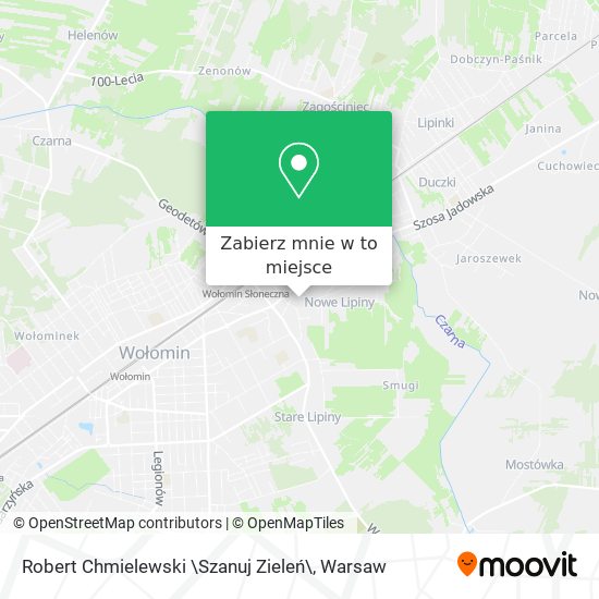 Mapa Robert Chmielewski \Szanuj Zieleń\