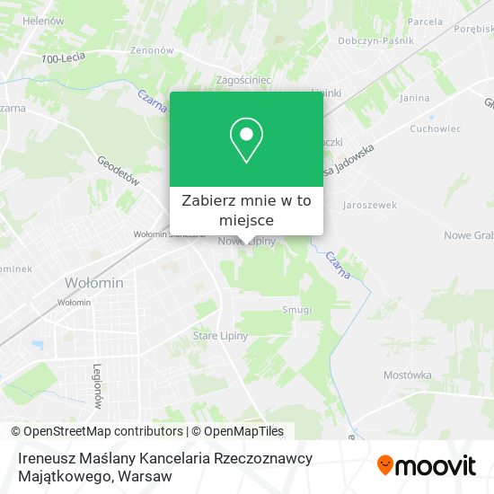 Mapa Ireneusz Maślany Kancelaria Rzeczoznawcy Majątkowego