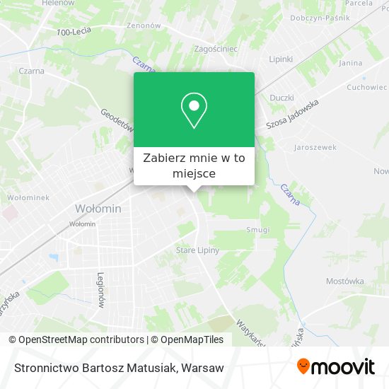 Mapa Stronnictwo Bartosz Matusiak