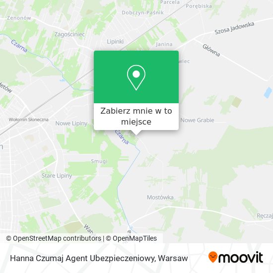 Mapa Hanna Czumaj Agent Ubezpieczeniowy