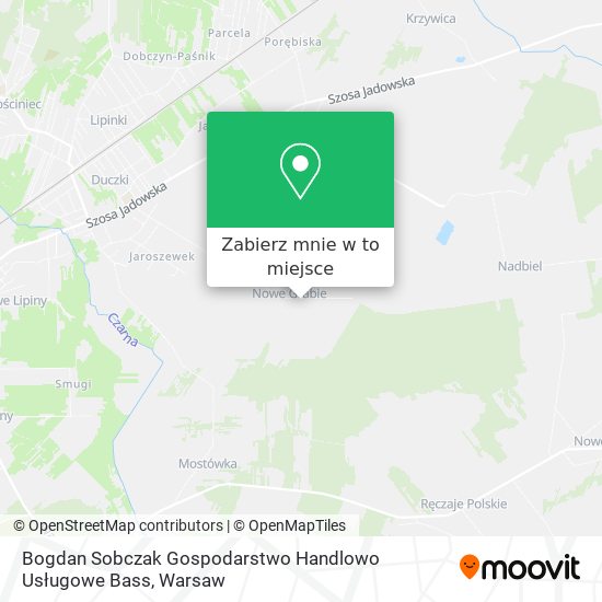 Mapa Bogdan Sobczak Gospodarstwo Handlowo Usługowe Bass