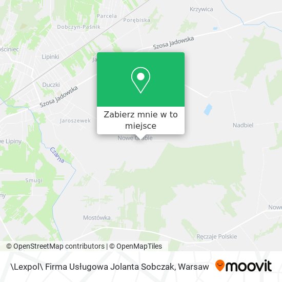 Mapa \Lexpol\ Firma Usługowa Jolanta Sobczak