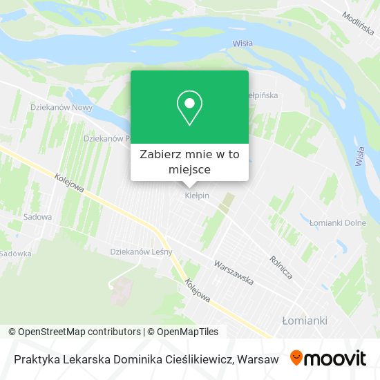 Mapa Praktyka Lekarska Dominika Cieślikiewicz