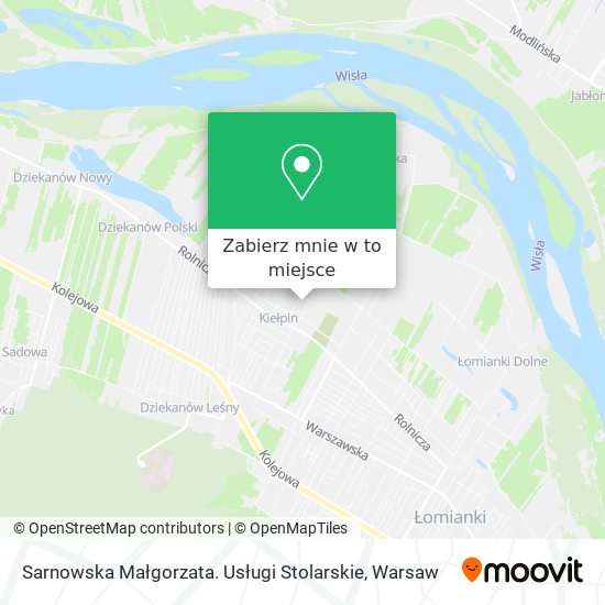 Mapa Sarnowska Małgorzata. Usługi Stolarskie