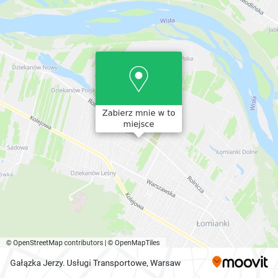 Mapa Gałązka Jerzy. Usługi Transportowe