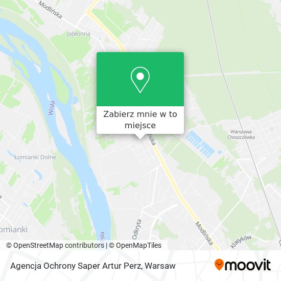 Mapa Agencja Ochrony Saper Artur Perz