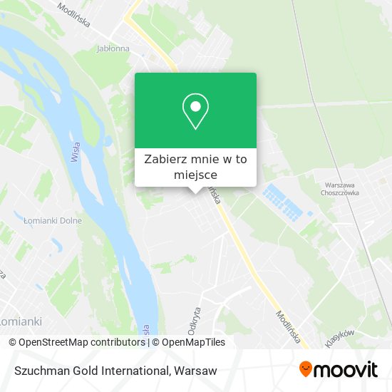 Mapa Szuchman Gold International