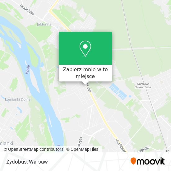 Mapa Żydobus