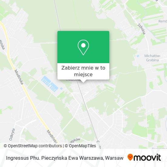 Mapa Ingressus Phu. Pieczyńska Ewa Warszawa