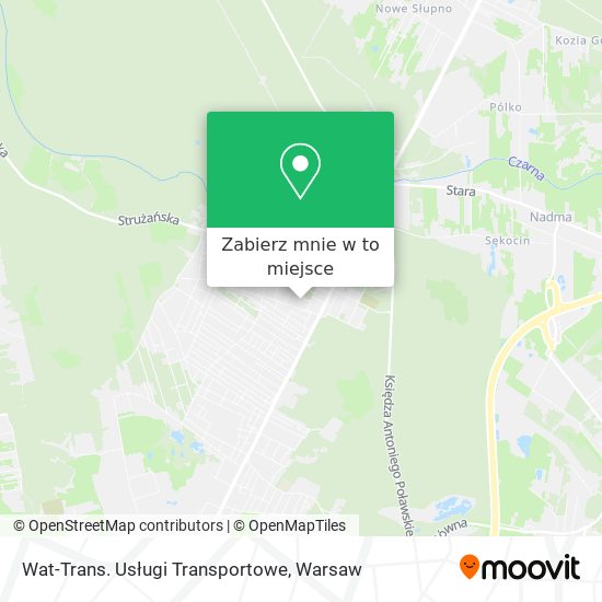 Mapa Wat-Trans. Usługi Transportowe