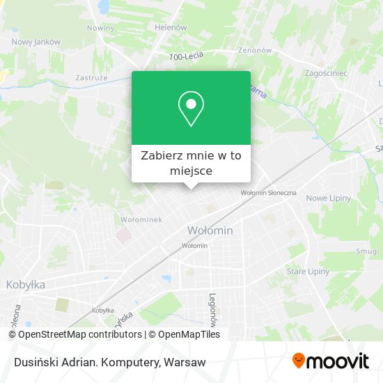 Mapa Dusiński Adrian. Komputery