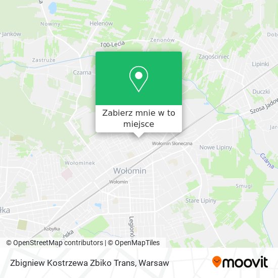 Mapa Zbigniew Kostrzewa Zbiko Trans