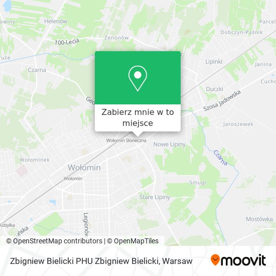 Mapa Zbigniew Bielicki PHU Zbigniew Bielicki