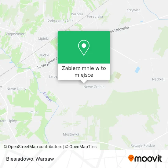 Mapa Biesiadowo