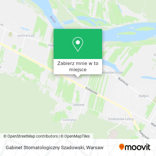 Mapa Gabinet Stomatologiczny Szadowski