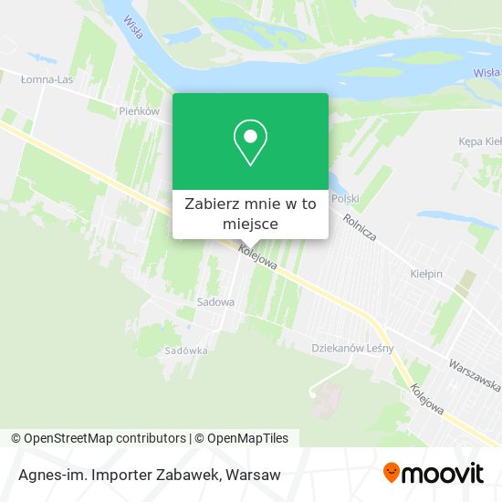 Mapa Agnes-im. Importer Zabawek