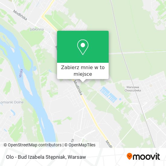 Mapa Olo - Bud Izabela Stępniak