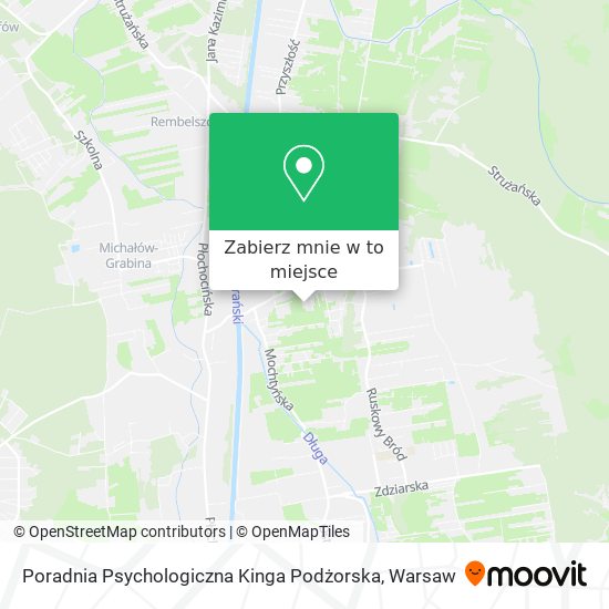 Mapa Poradnia Psychologiczna Kinga Podżorska