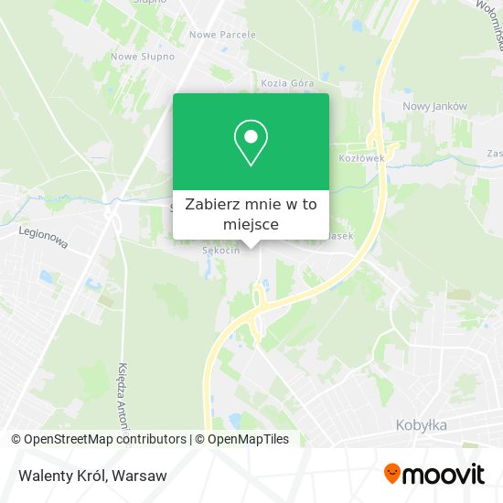 Mapa Walenty Król