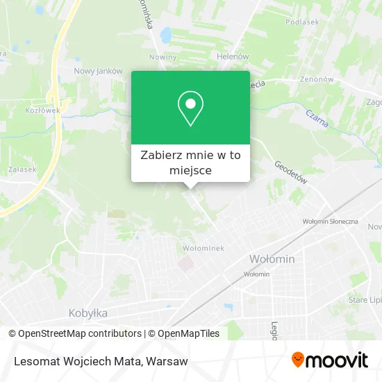 Mapa Lesomat Wojciech Mata