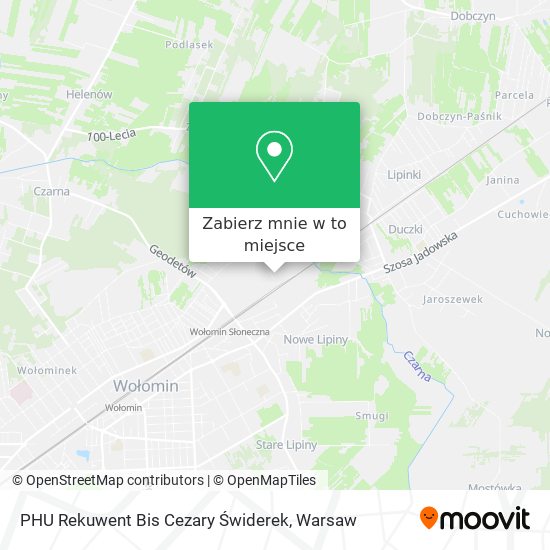 Mapa PHU Rekuwent Bis Cezary Świderek