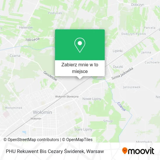 Mapa PHU Rekuwent Bis Cezary Świderek