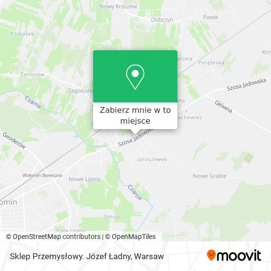 Mapa Sklep Przemysłowy. Józef Ładny