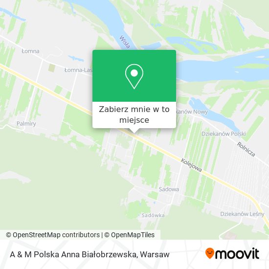 Mapa A & M Polska Anna Białobrzewska