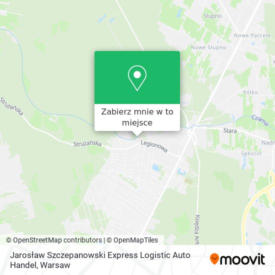 Mapa Jarosław Szczepanowski Express Logistic Auto Handel