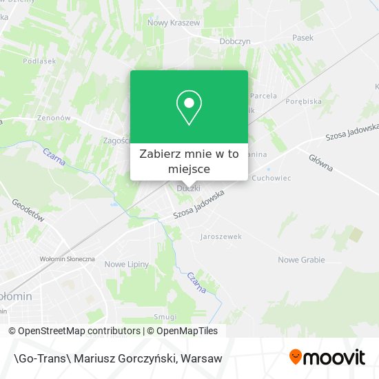 Mapa \Go-Trans\ Mariusz Gorczyński