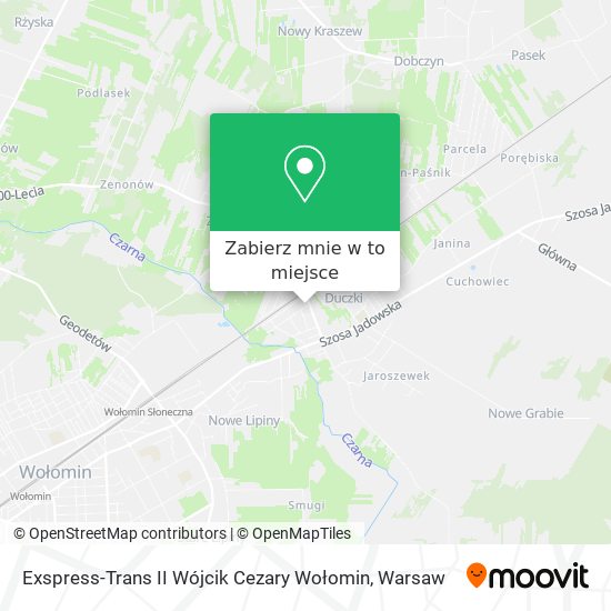 Mapa Exspress-Trans II Wójcik Cezary Wołomin