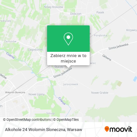 Mapa Alkohole 24 Wolomin Sloneczna