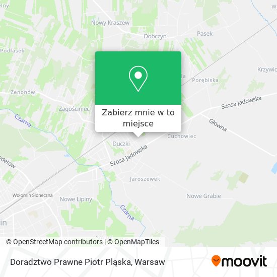 Mapa Doradztwo Prawne Piotr Pląska